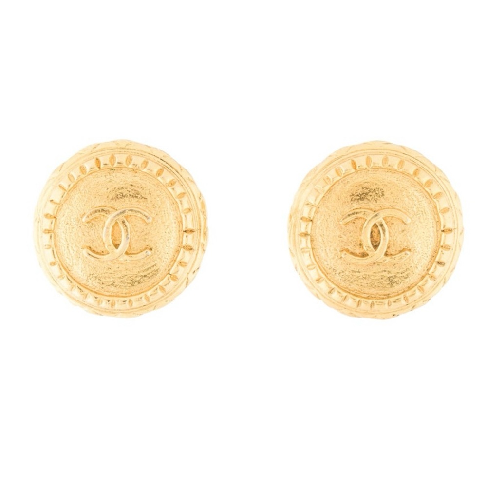 CHANEL Gold Earrings
